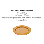 Sousplat Mettalic Pintura Metalizada Etilux