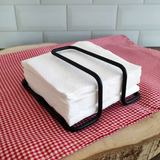 Porta Guardanapo Premium Preto A Gourmet