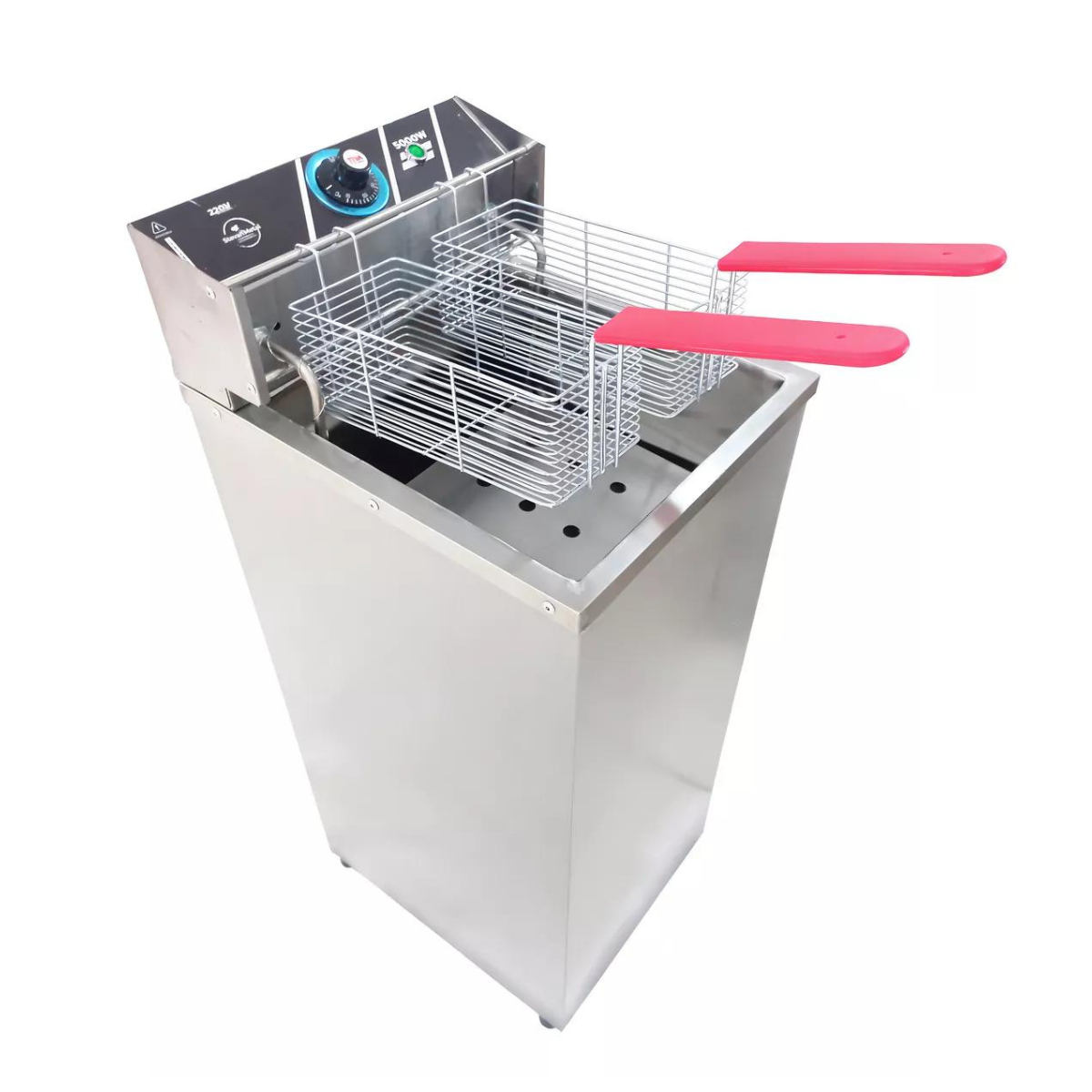 Fritadeira Elétrica E Gabinete Água E Óleo 26l 5000w 220v Aço inox - A Gourmet