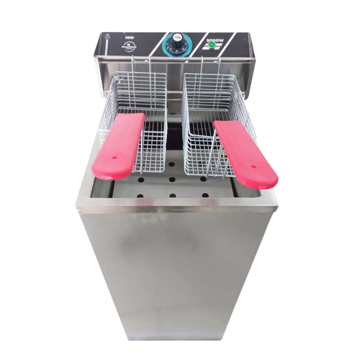 Fritadeira Elétrica E Gabinete Água E Óleo 26l 5000w 220v Aço inox - A Gourmet