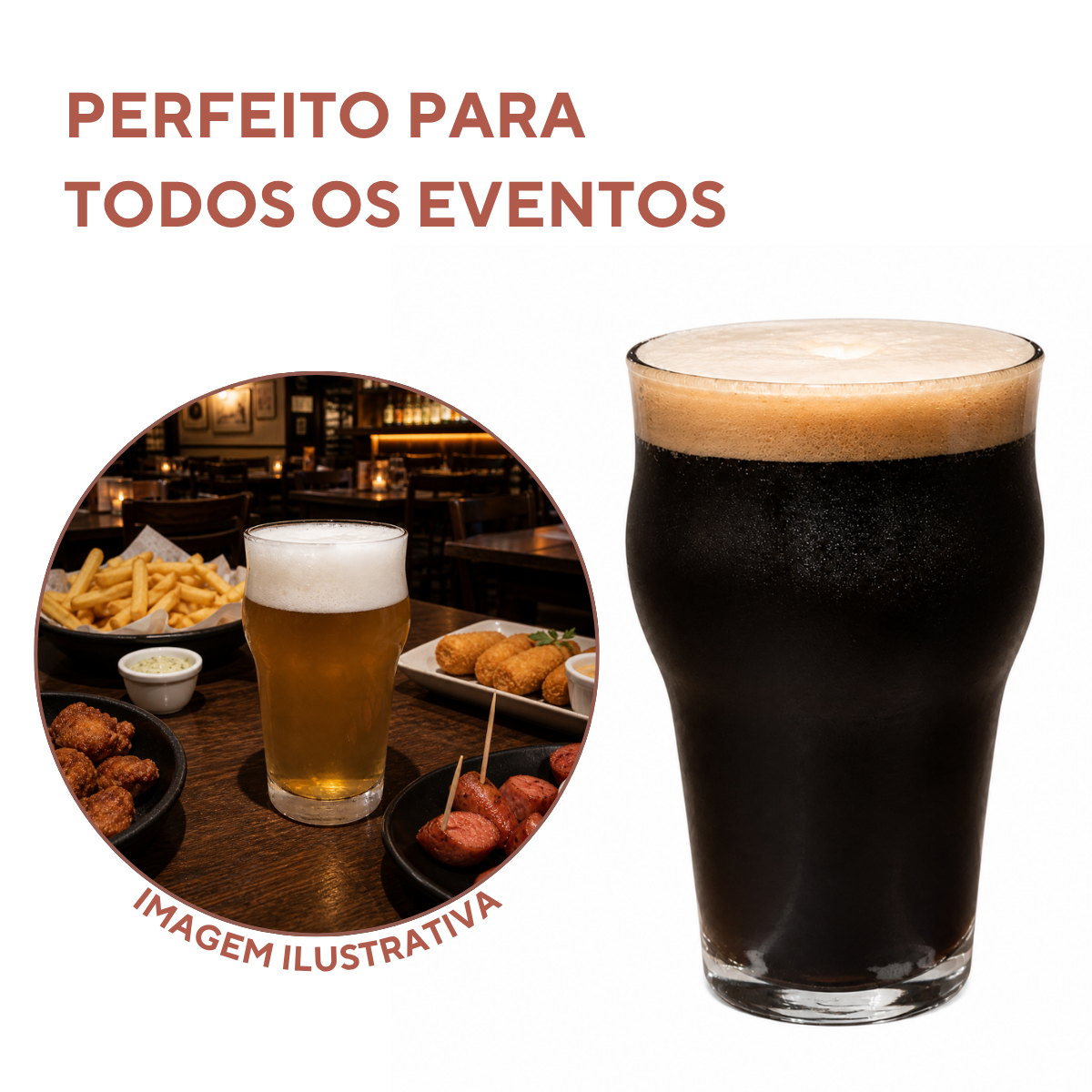 Copo Vidro Stout 473ml