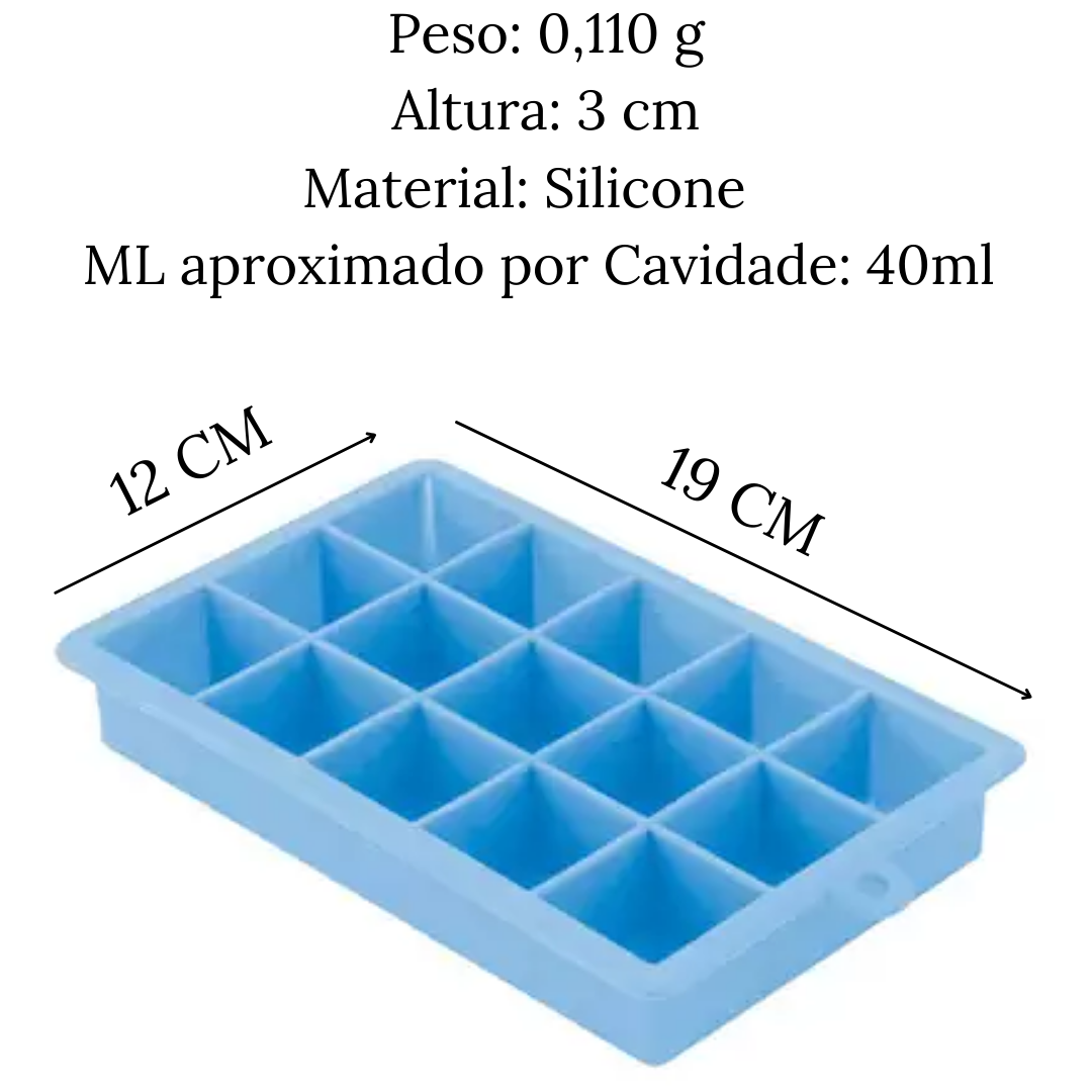 Forma de Gelo em Silicone unyhome