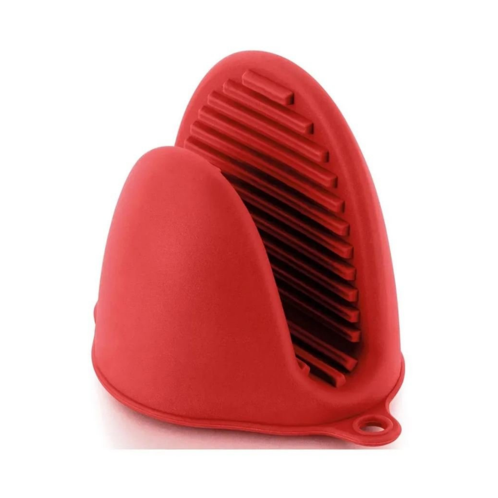 Luva Bico de Pato em Silicone Vermelho unyhome