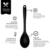 Colher Silicone Preta