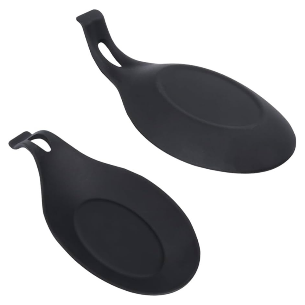 Descanso de Silicone Preto 20cm - A Gourmet