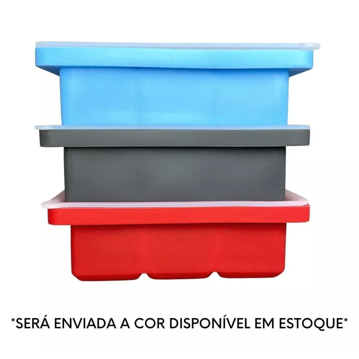 Forma de Gelo Silicone 9 Cubos Com Tampa unyhome