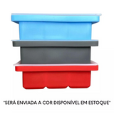 Forma de Gelo Silicone 9 Cubos Com Tampa