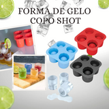 Forma de Gelo 4 Cavidade Para Shot