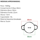 Tacho N20 Aluminio Esmaltado 14L - A Gourmet