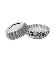 12 Forminhas Para Torta N5 Fundo Falso R&S