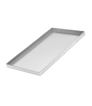 Assadeira Com Dobra Retangular em Aluminio 60cm ABC
