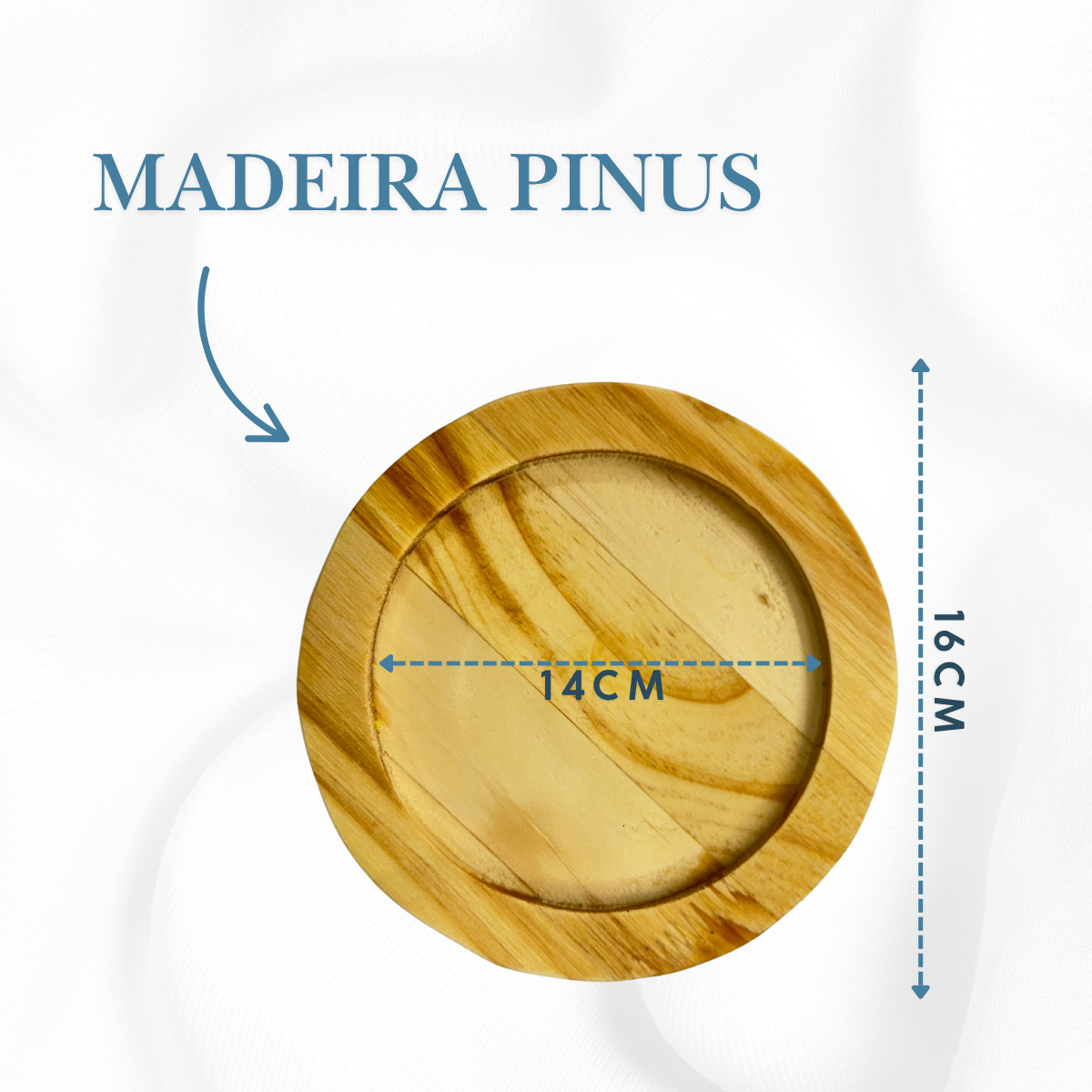 Tábua De Madeira Com Frigideira Pergaminho 16cm Porção - A Gourmet