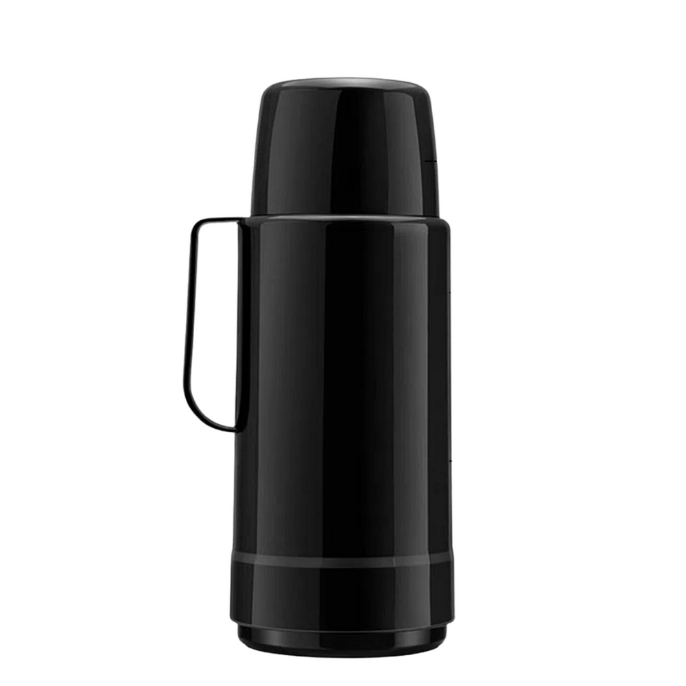 Garrafa Termica GLT Preta Rolha 1L Invicta