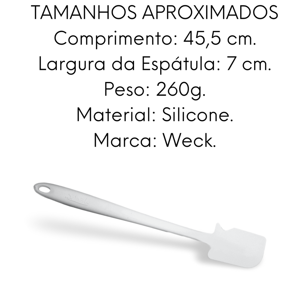 Espátula de Silicone Weck Profissional 45,5 Weck