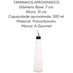 Galheteiro Cisne Bico de Plástico 500ML VemPlast