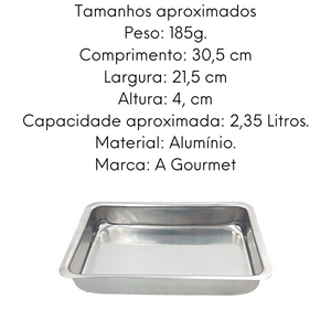 Assadeira em Alumínio N0 2,35L Arary