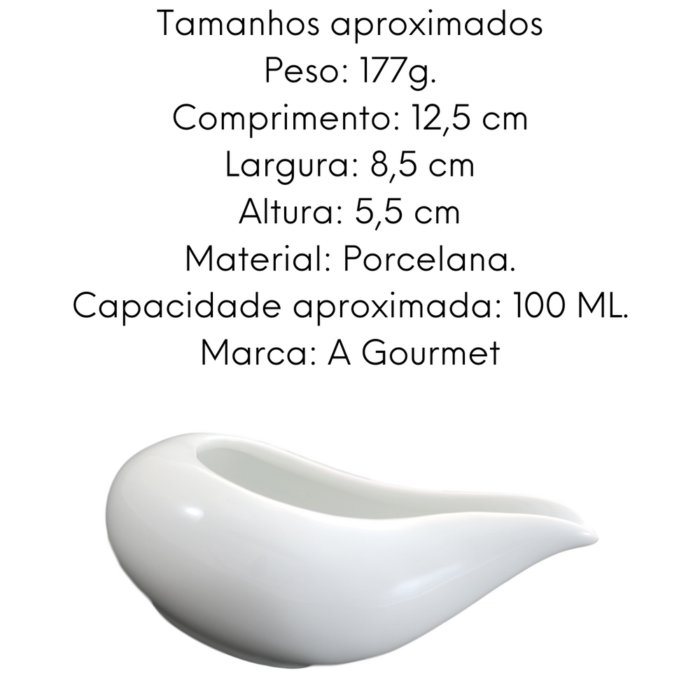 Molheira Somers em Porcelana 100ml BelaVista