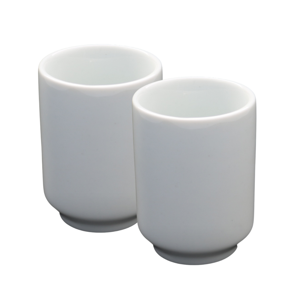 Copo Pequeno em Porcelana Branca 120ml BelaVista