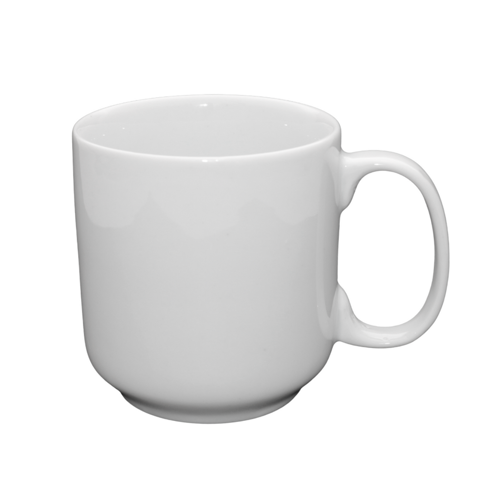 Caneca Rio Grande Lisa de 450ml em Porcelana BelaVista