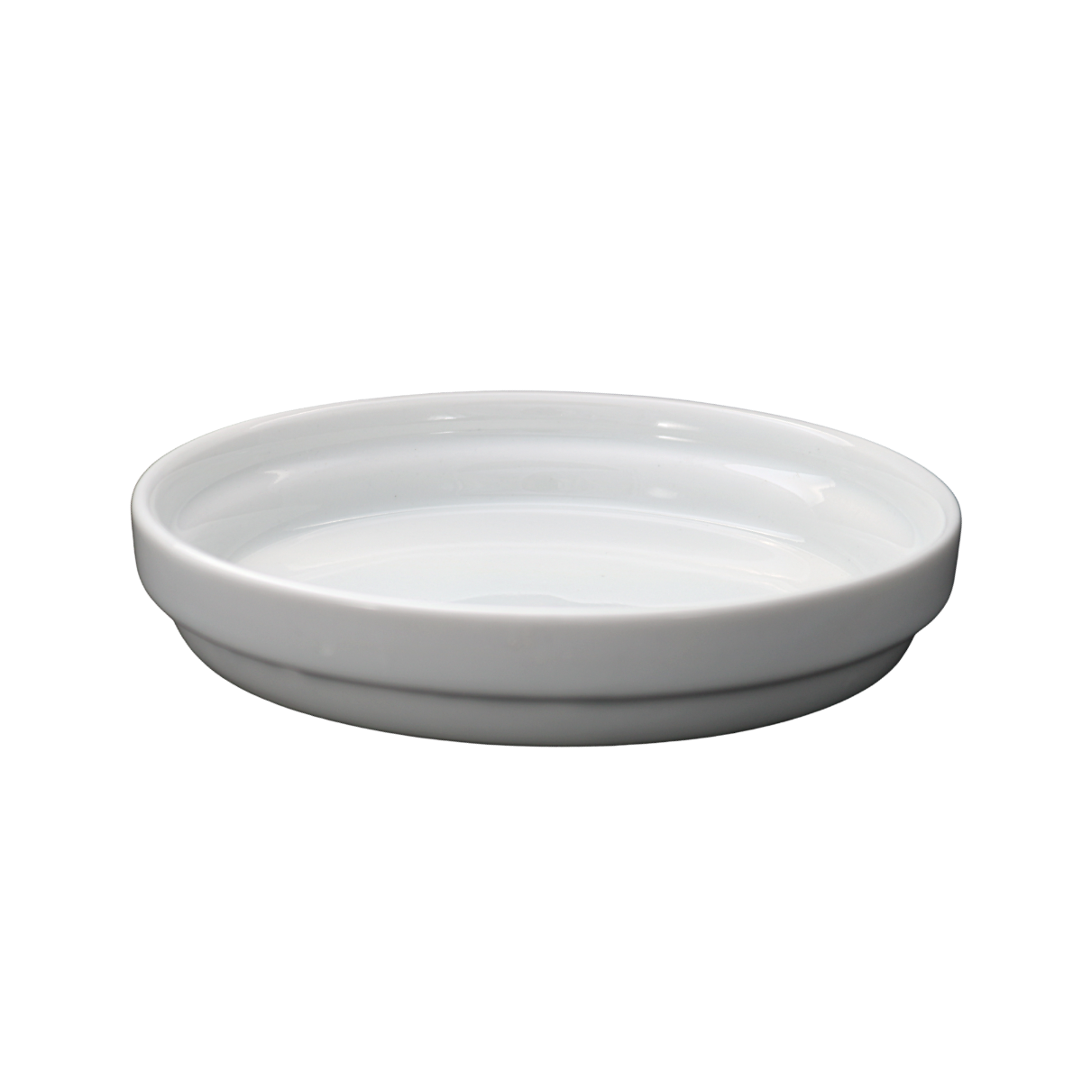 Prato Redondo Sobremesa em Porcelana 18cm BelaVista