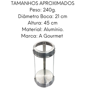 Suporte Coador de Café N2 de Aluminio 45cm Arary