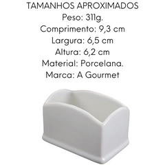 Porta Patê de Porcelana Segunda Linha BelaVista