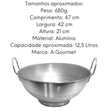 Escorredor Hotel de Aluminio 12,5L