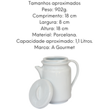 Cafeteira de Porcelana 1,1L