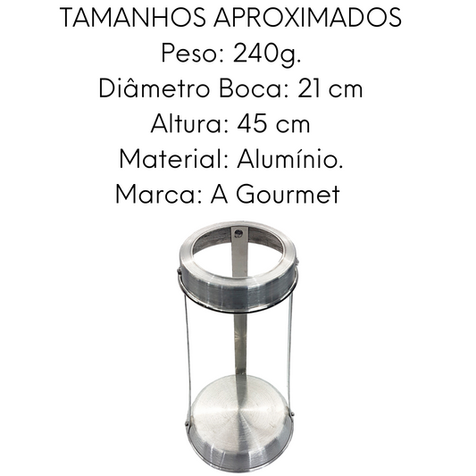 Suporte Coador de Café N2 de Aluminio 45cm