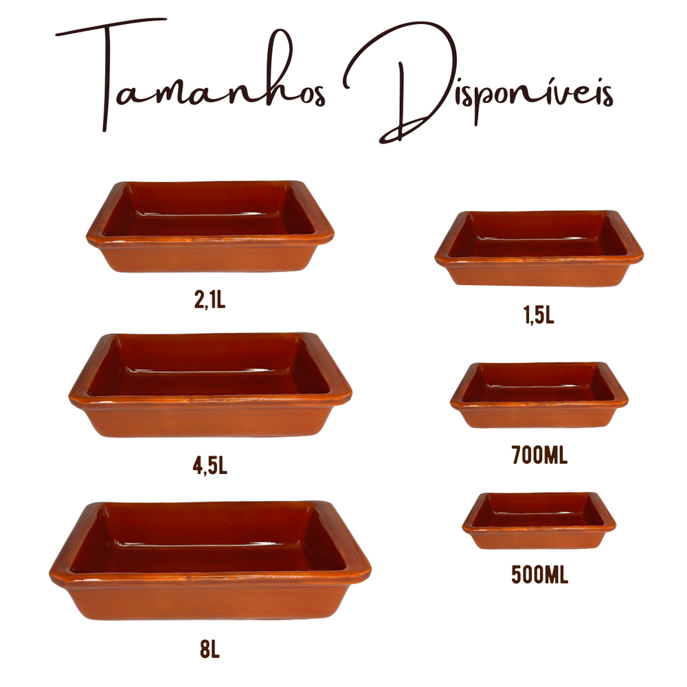Assadeira Principado Retangular N°1 - Ideal para suas Receitas - A Gourmet