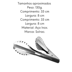 Pegador de Pão em Aço Inox 24cm