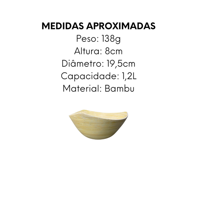 Saladeira Eco Bambu 20cm 1,2L Main Image