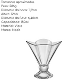 Taça Floral com Pé de 180ml