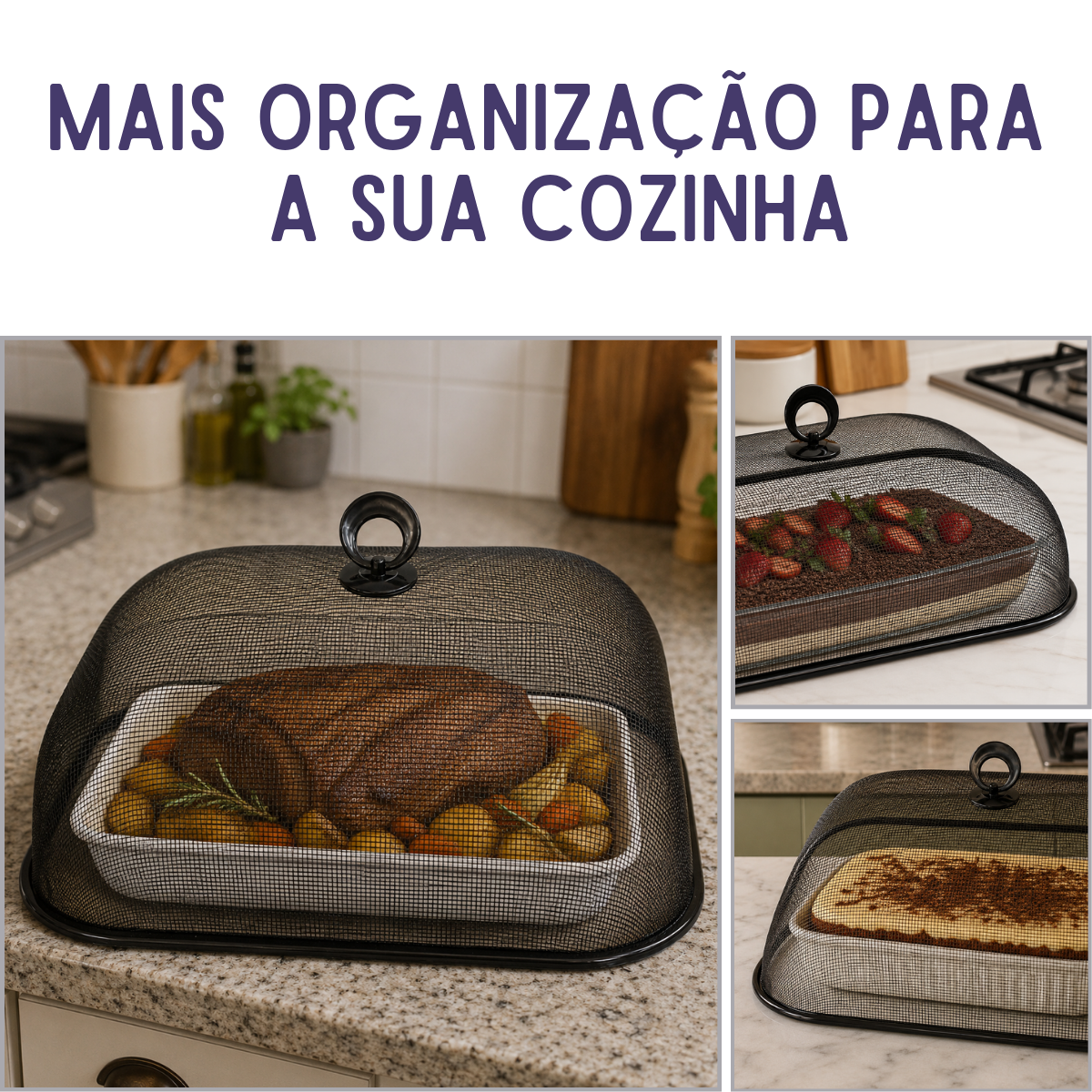 Tela Protetora Retangular Preto