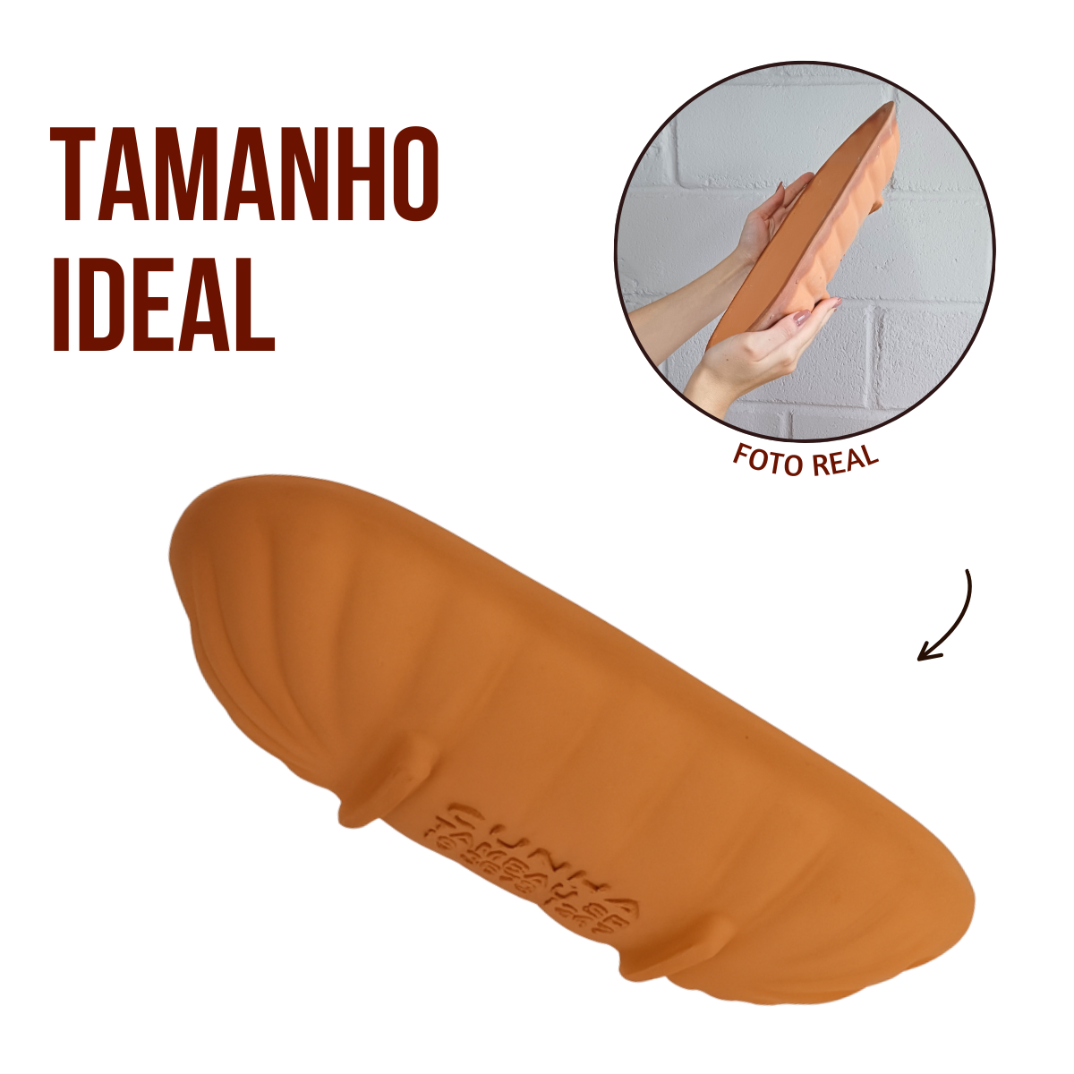 Telha Barro C/Suporte de Ferro Servir