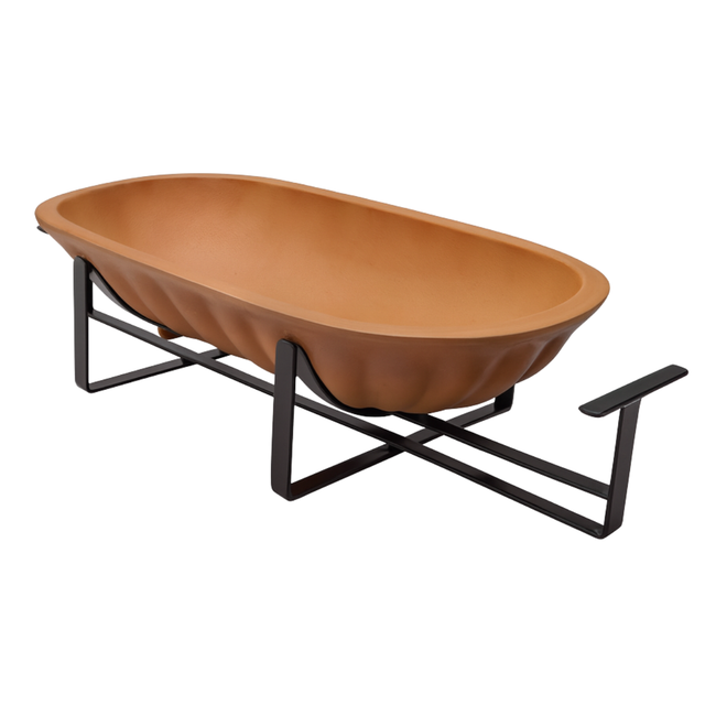 Telha Barro C/Suporte de Ferro Servir Hover Image