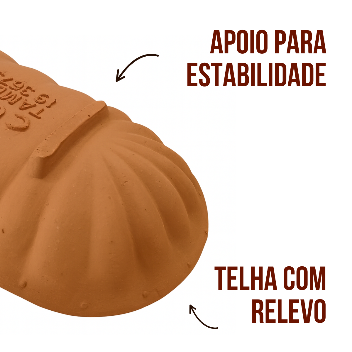 Telha Barro C/Suporte de Ferro Servir