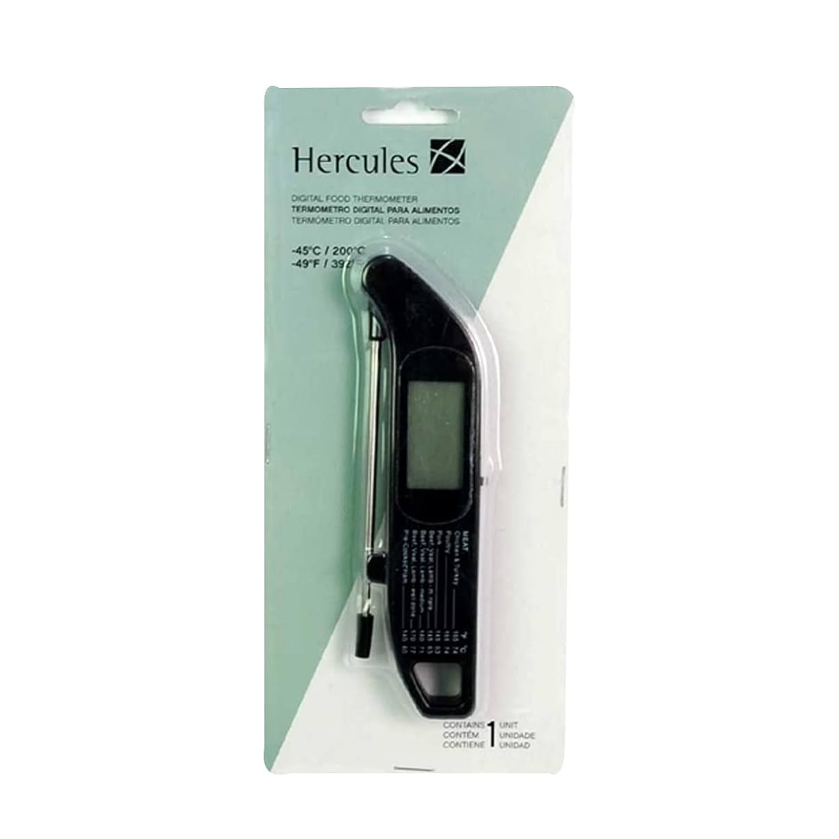 Termômetro Digital Preto Hércules Hercules