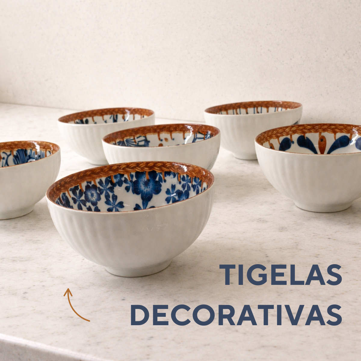 Tigela Decorativa Ceramica