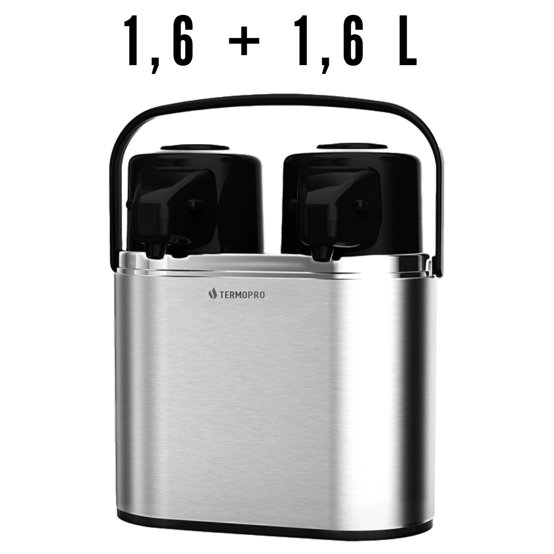 Garrafa Dupla Leite e Café 1,6 L Gourmet Mix