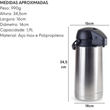 Garrafa Térmica Inox Basic 1,9L