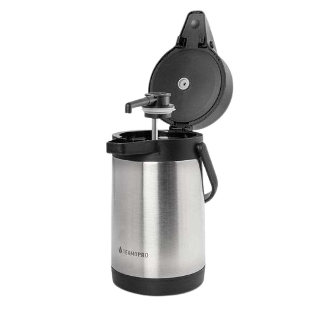 Garrafa Térmica aço inox pressão - 1,9 L - A Gourmet