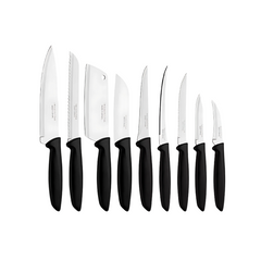 Conjunto de 9 Facas Plenus Preto