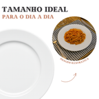 Prato de Porcelana Branca Tramontina 24cm