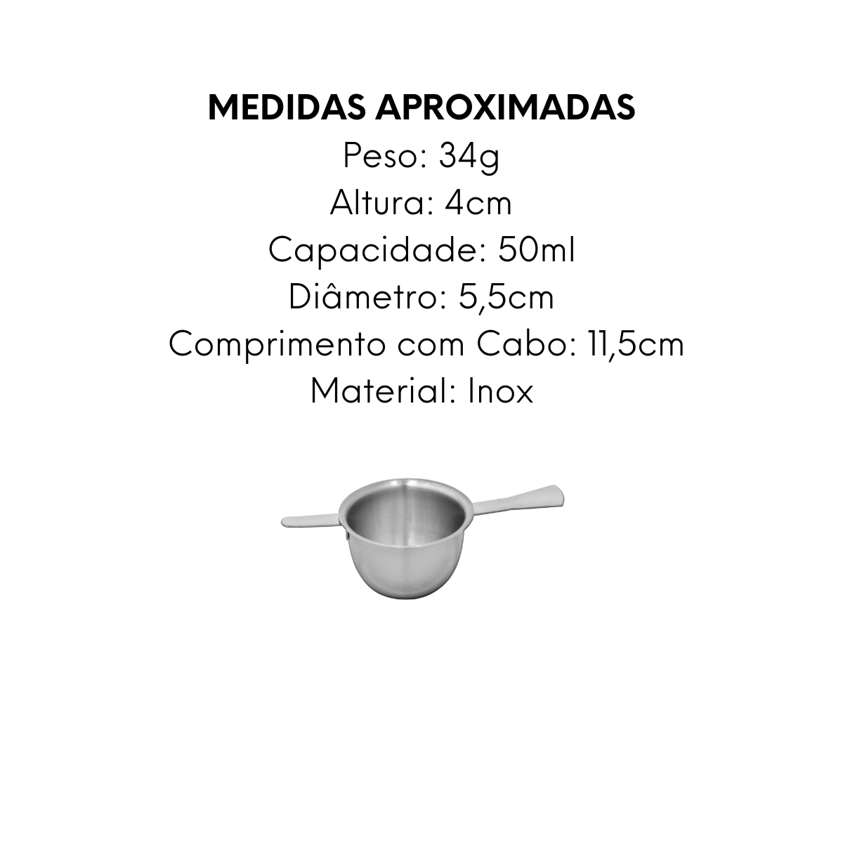 Dosador com Apoio em Aço inox - A Gourmet