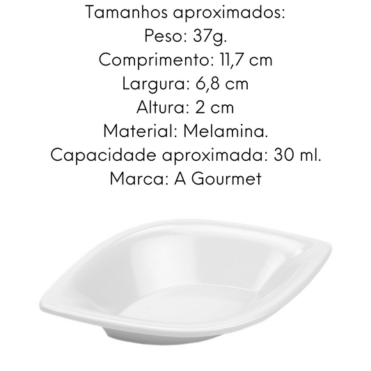 Barquinha melamina Finger Food