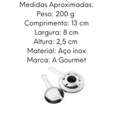 Espiriteira Queimador em Aço Inox Com Tampa Rojemac