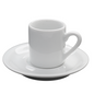 Mini Xicara de Café 60ml C/ Pires em Porcelana BelaVista