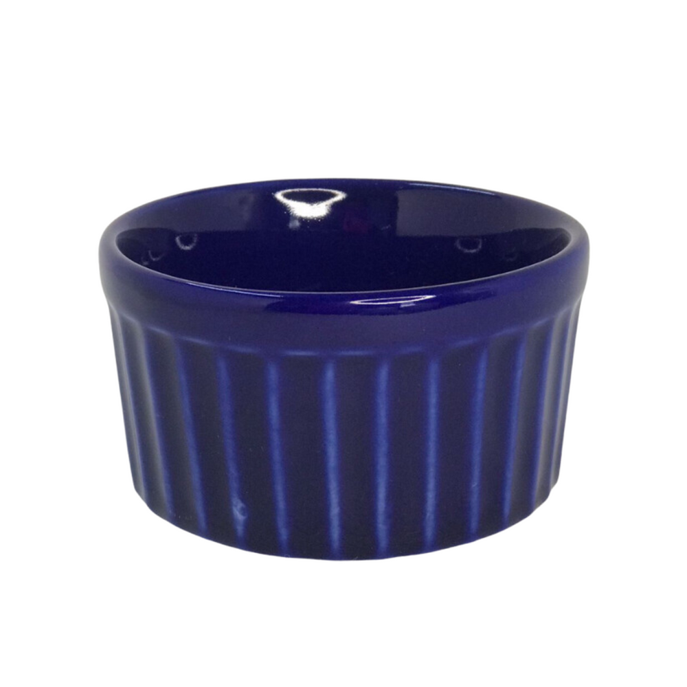 Ramequim de Porcelana Grande Azul 200ml BelaVista