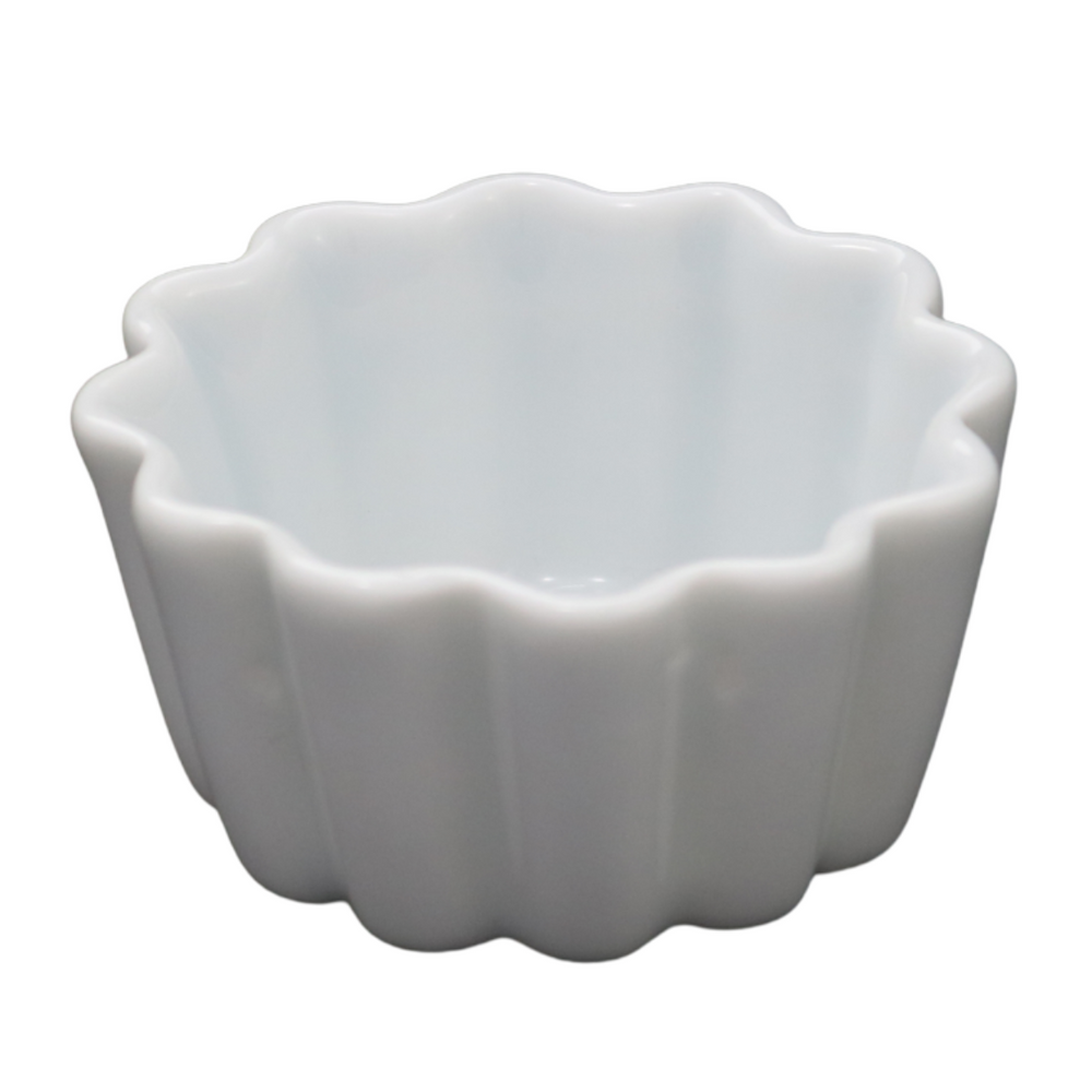 Molheira Forma de Pudim 50ml em Porcelana BelaVista